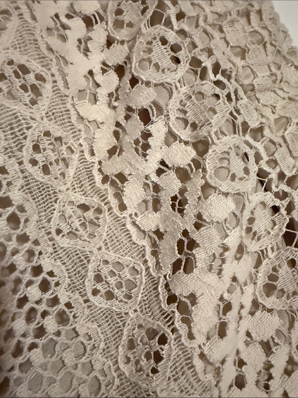 Solitaire Cream Crochet Lace Maxi Skirt - Picture 3 of 4